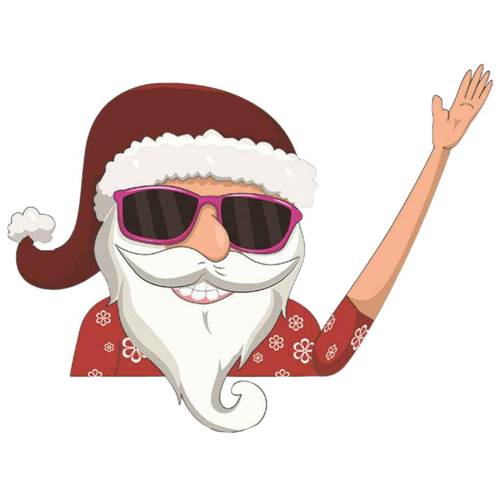 Pegatina limpiaparabrisas de navidad