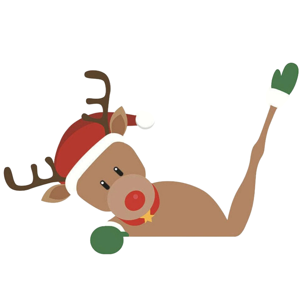 Pegatina limpiaparabrisas de navidad