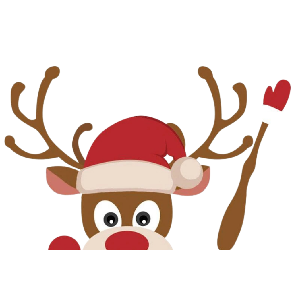 Pegatina limpiaparabrisas de navidad