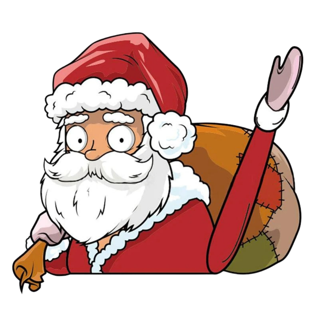 Pegatina limpiaparabrisas de navidad