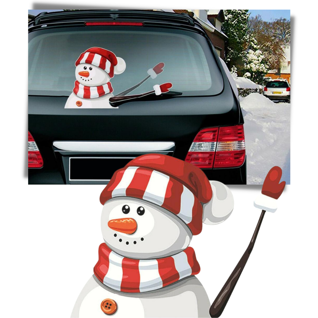 Pegatina limpiaparabrisas de navidad - Ozerty
