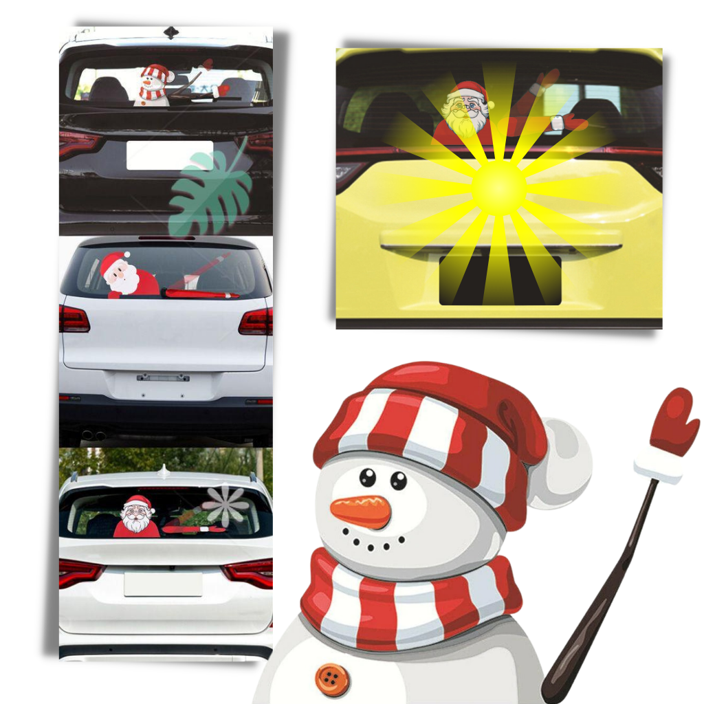 Pegatina limpiaparabrisas de navidad - Ozerty