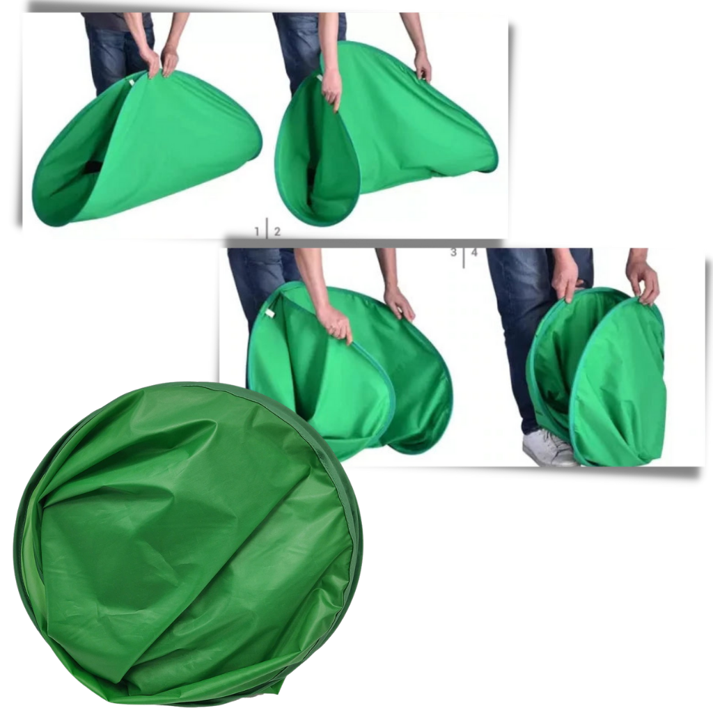 Pantalla verde plegable para silla - Ozerty