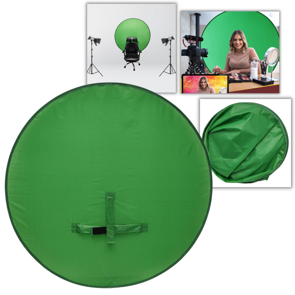 Pantalla verde plegable para silla - Ozerty