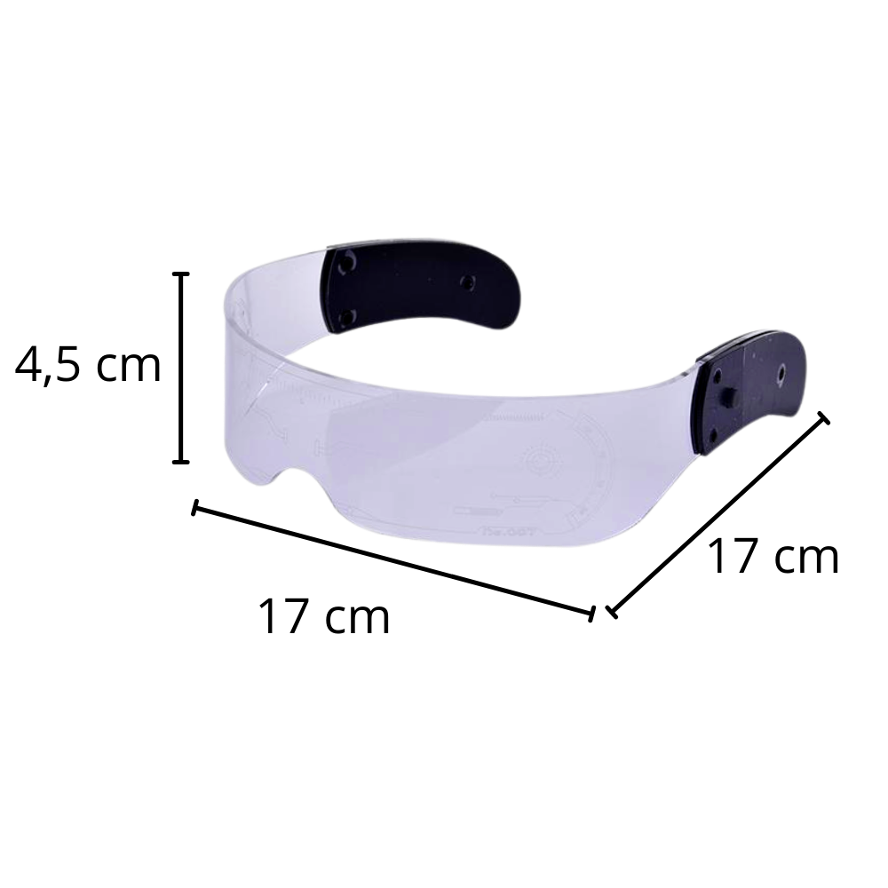 Gafas luminosas con luces LED de colores - Ozerty