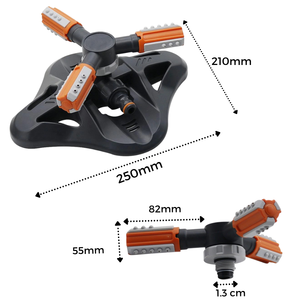 Dispositivo de aspersión de 360° ajustable - Ozerty