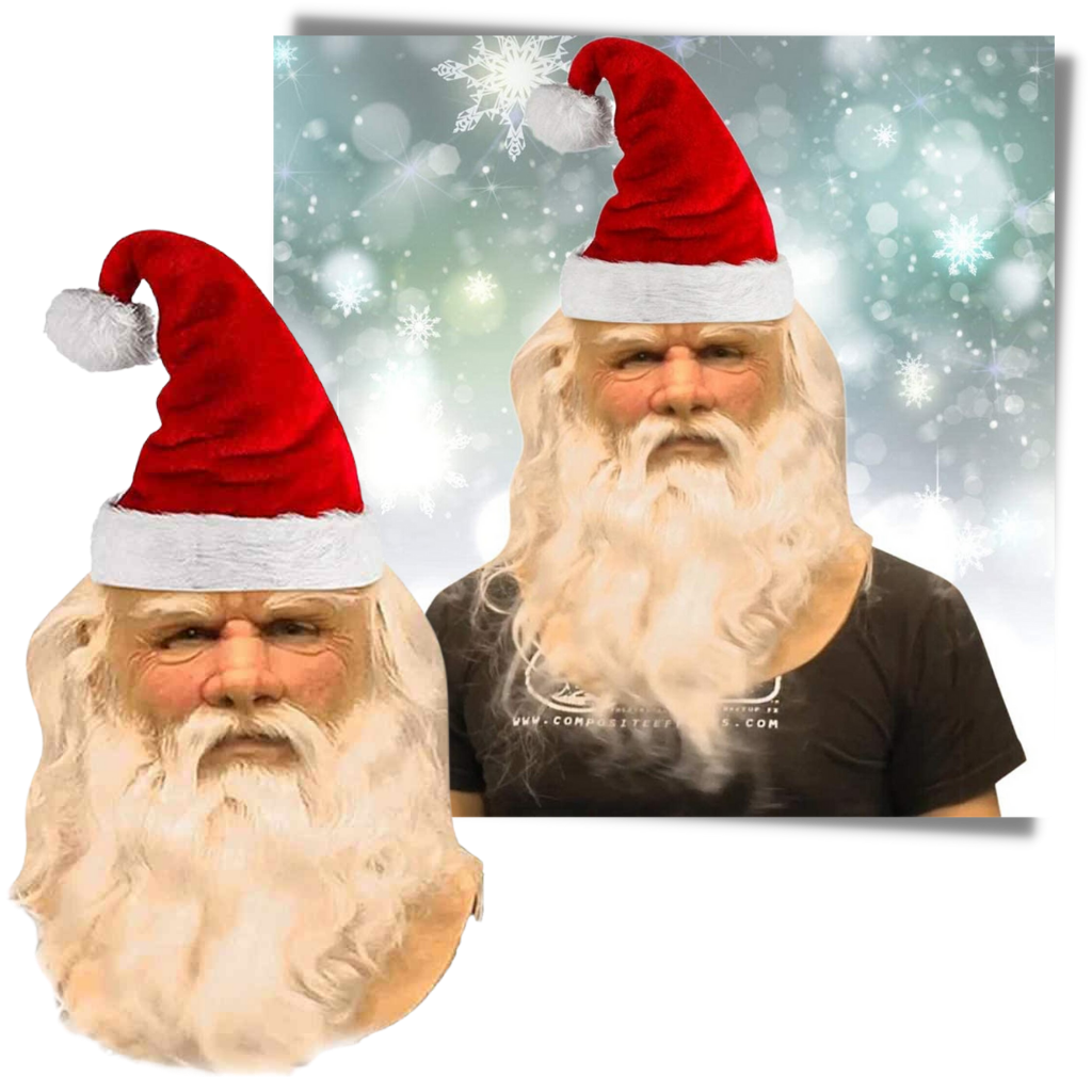 Máscara de Papá Noel cosplay - Ozerty