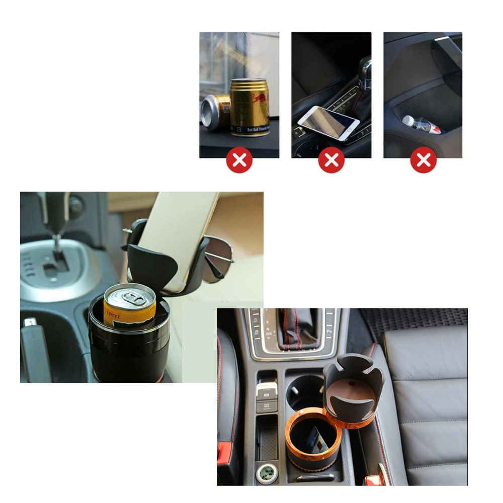 Adaptador multifuncional para portavasos - Ozerty