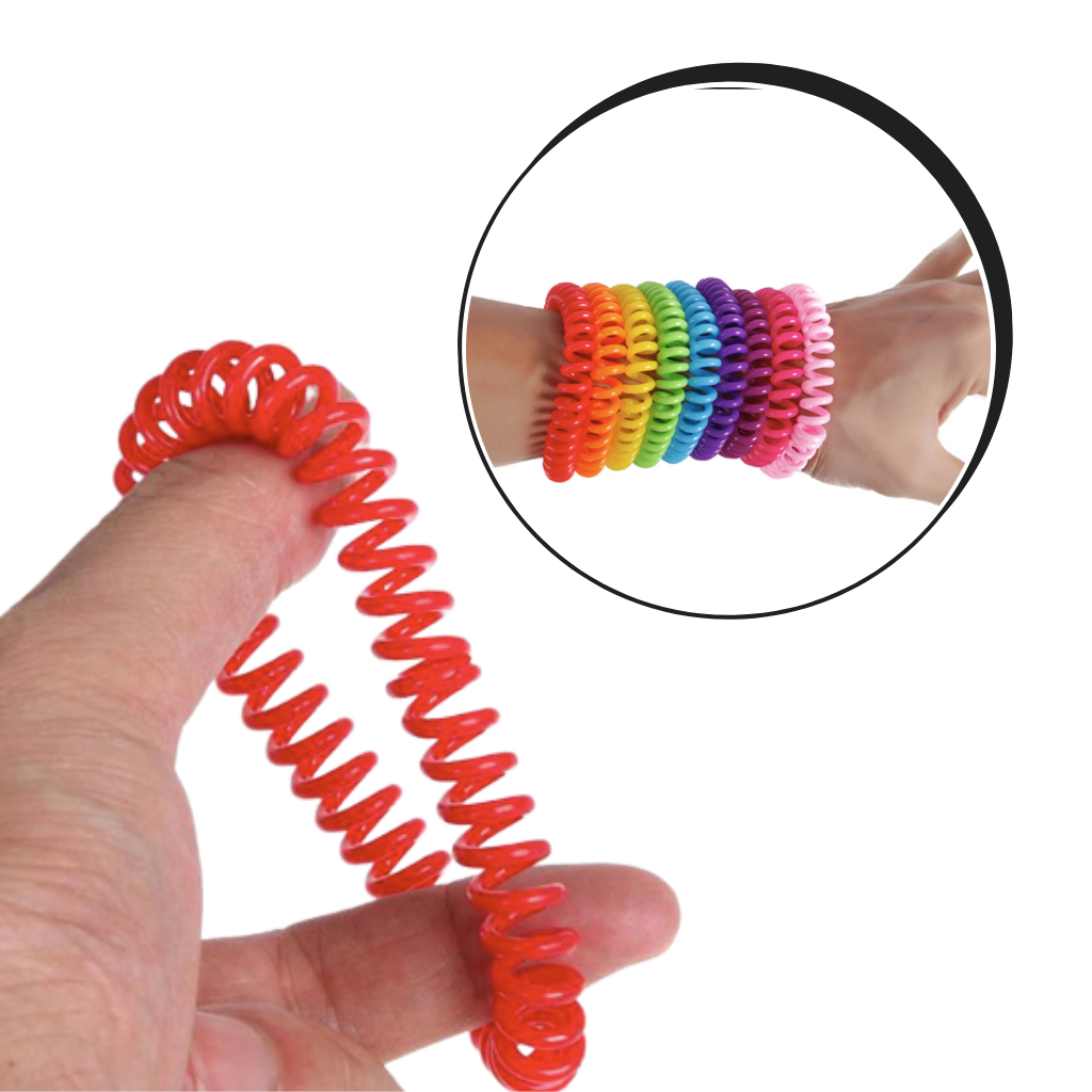 Pulseras repelentes de mosquitos (10 unidades)