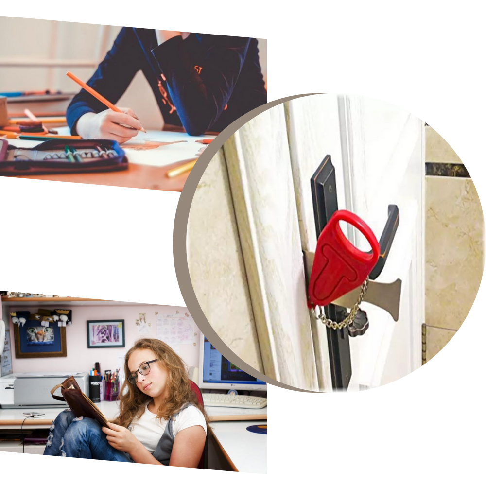 Cerradura de puerta portátil - Ozerty