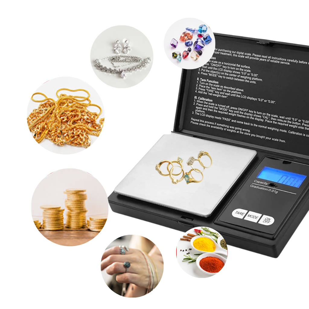 Báscula digital de bolsillo - Ozerty