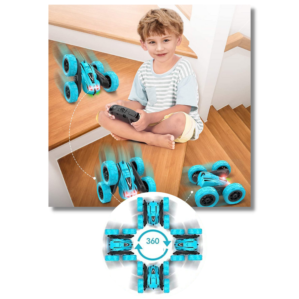 Coche teledirigido de doble cara - Ozerty