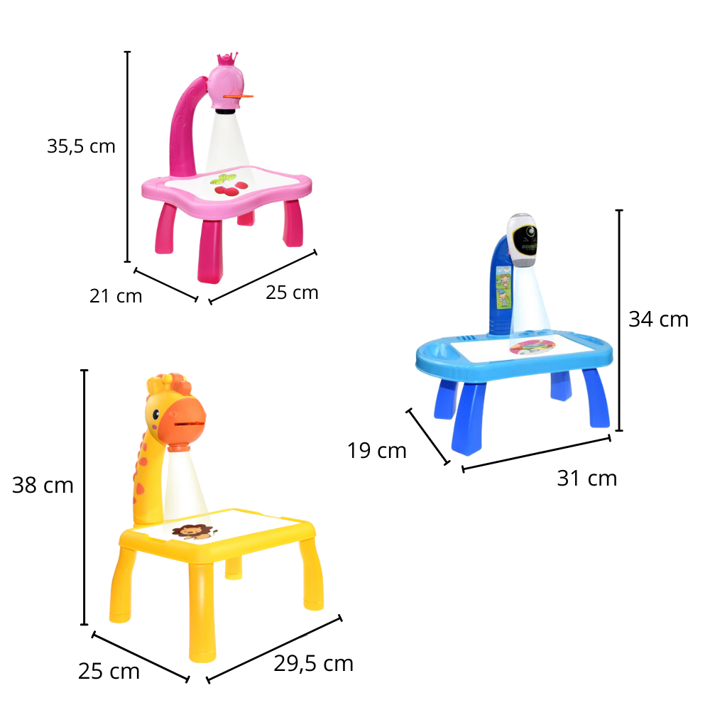 Tablero de dibujo de proyección para niños - Ozerty