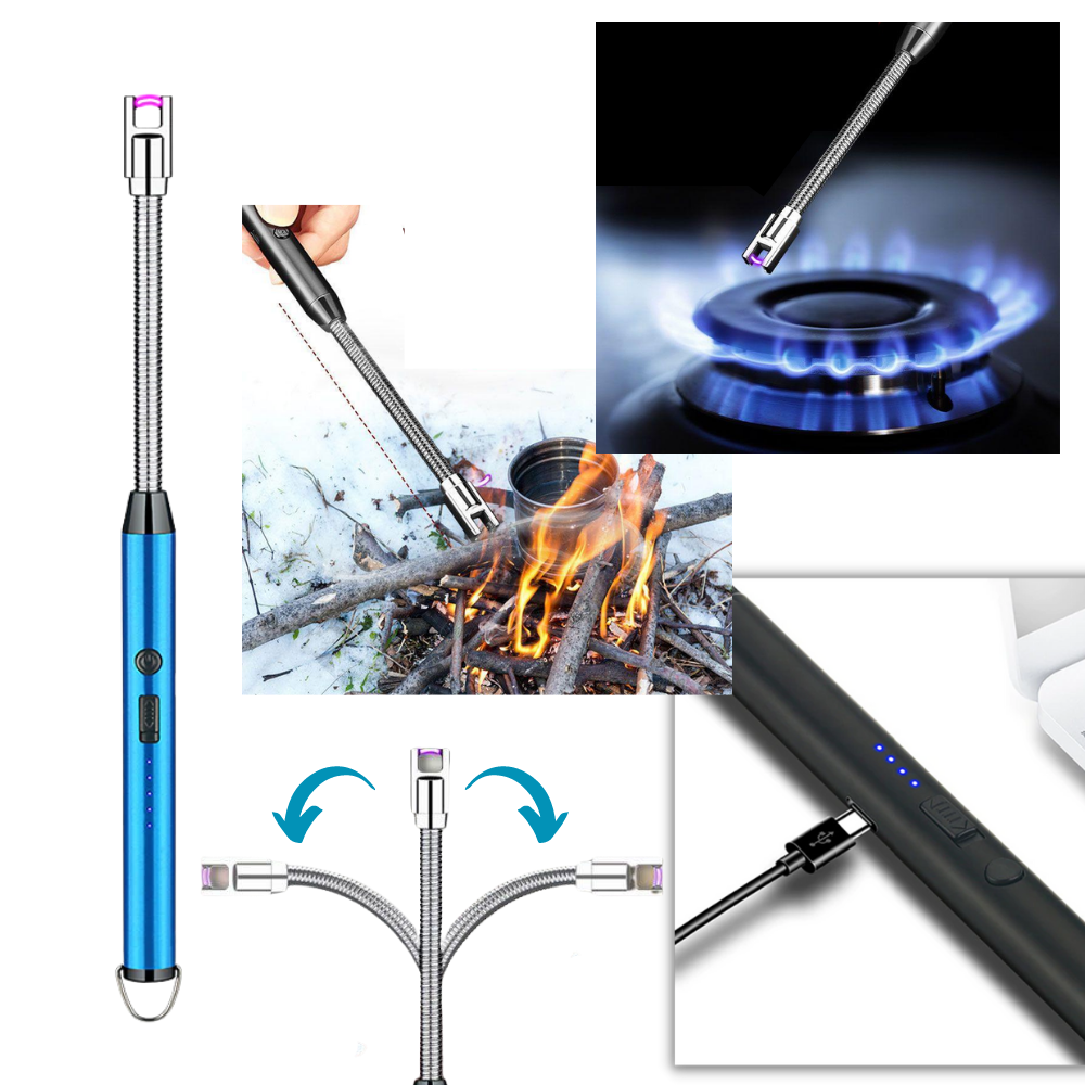 Encendedor de cocina recargable a prueba de viento - Ozerty