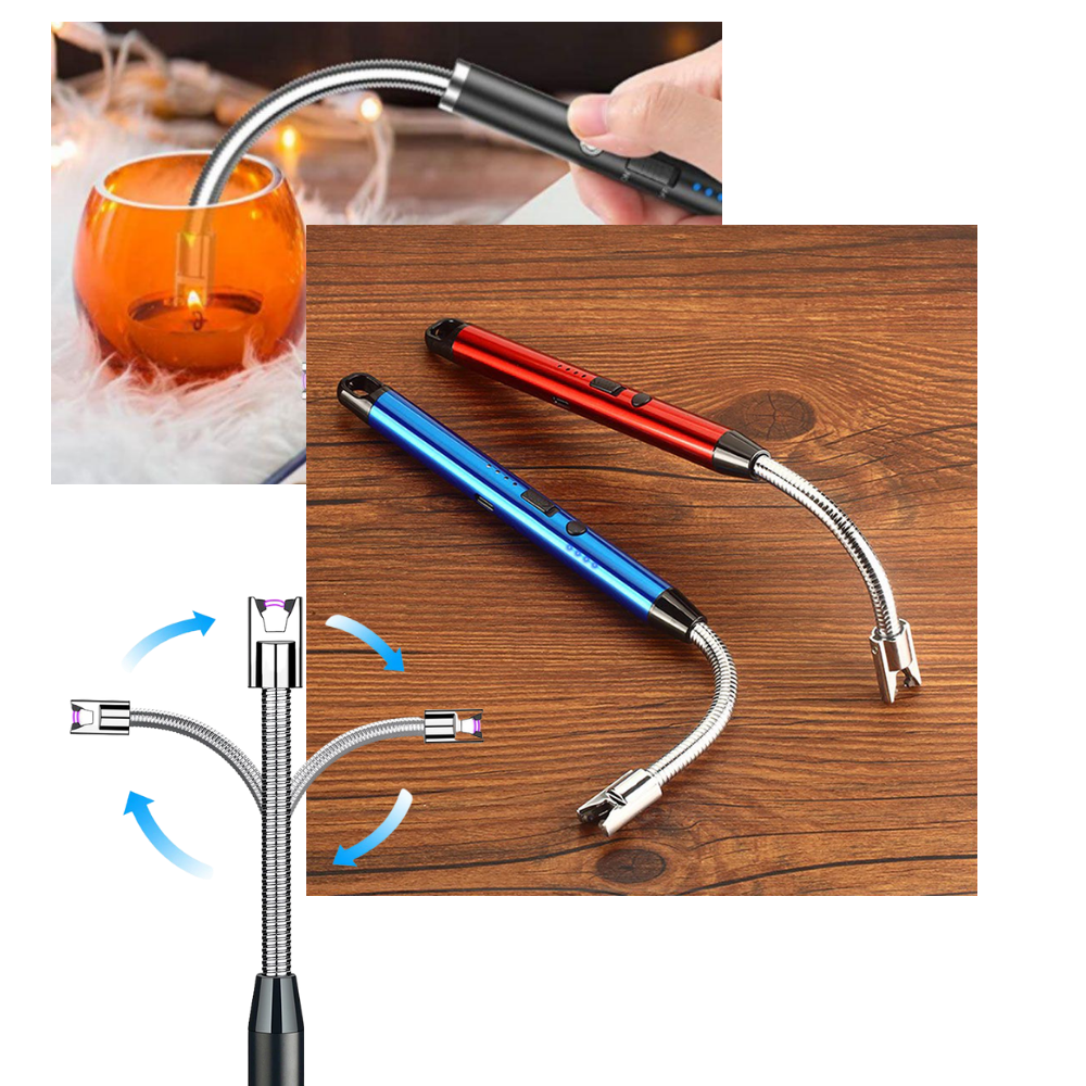 Encendedor de cocina recargable a prueba de viento - Ozerty