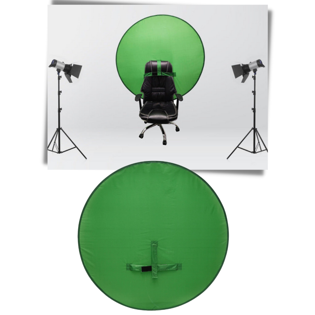 Pantalla verde plegable para silla - Ozerty