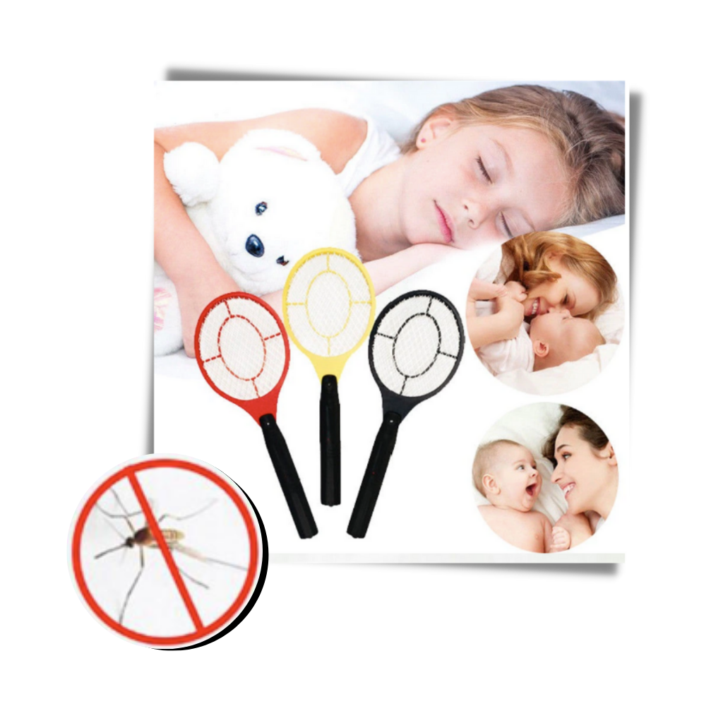 Raqueta matamosquitos eléctrica