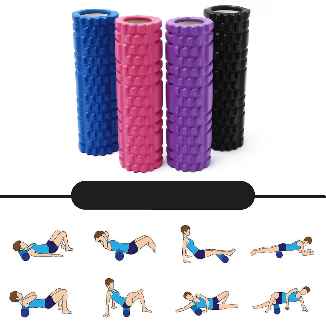 Rodillo de espuma de masaje para ejercicios - Ozerty