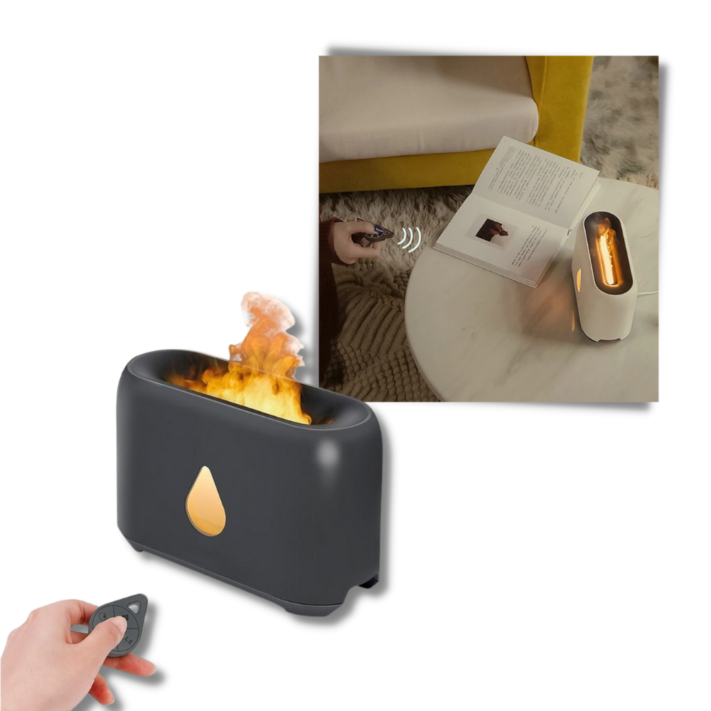 Humidificador de aire con efecto de llamas - Ozerty