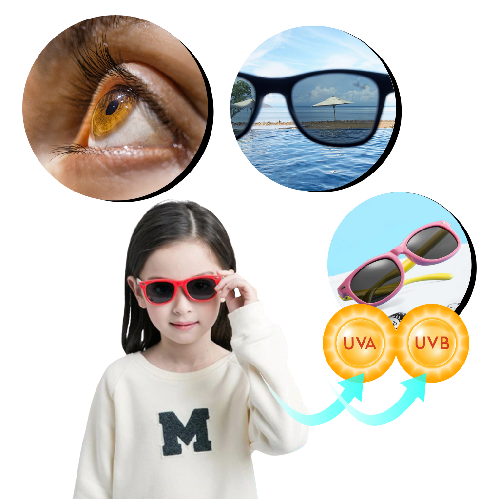 Gafas de sol infantiles flexibles y polarizadas - Ozerty