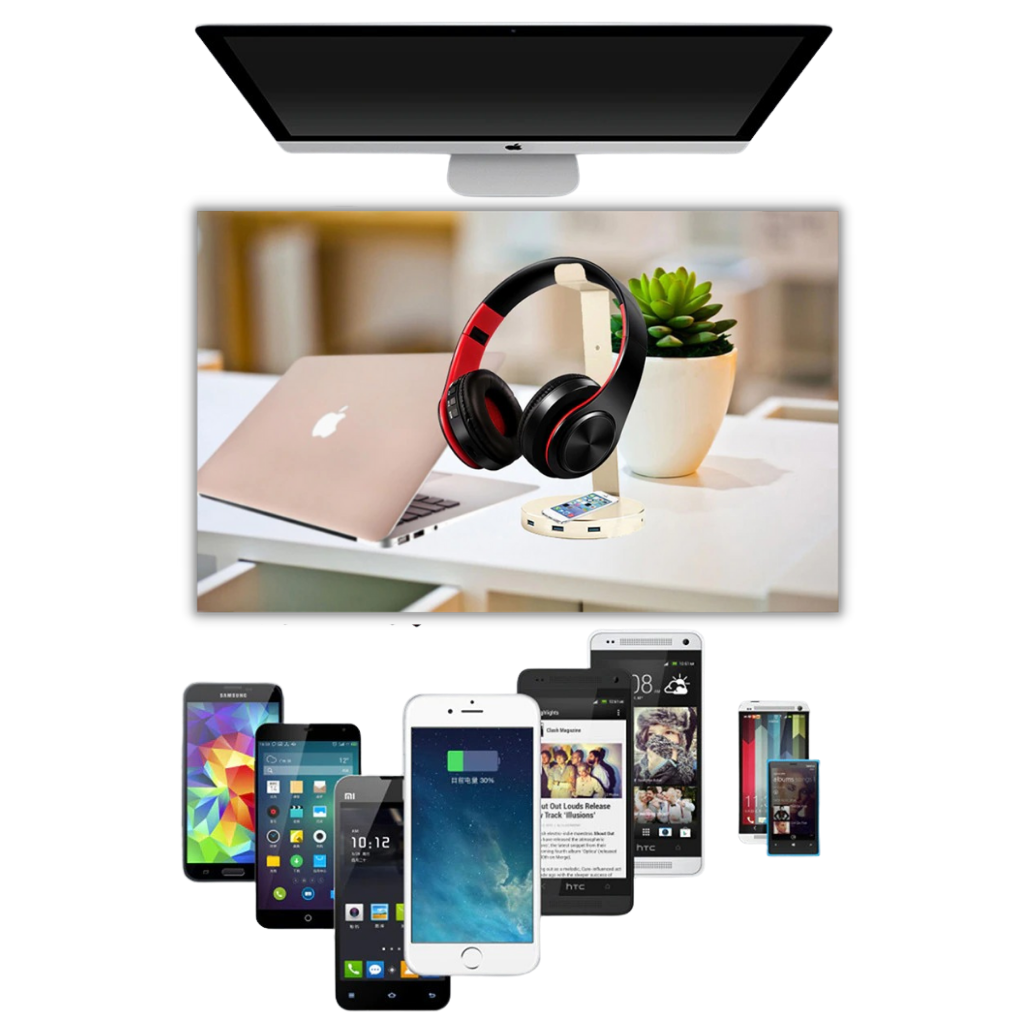 Auriculares bluetooth plegables - Ozerty