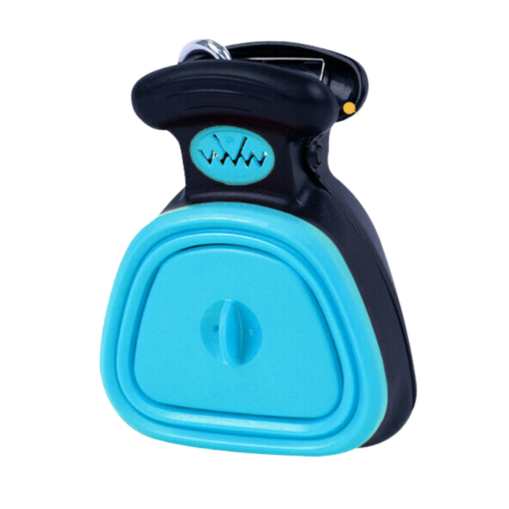 Contenedor de residuos de perro plegable con dispensador de bolsas - Ozerty