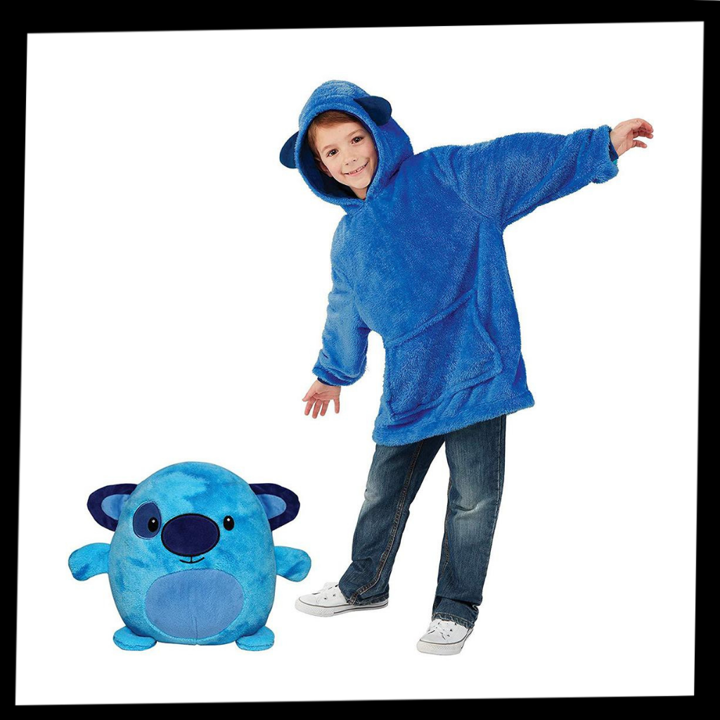 Peluche plegable con capucha 2 en 1 - Ozerty