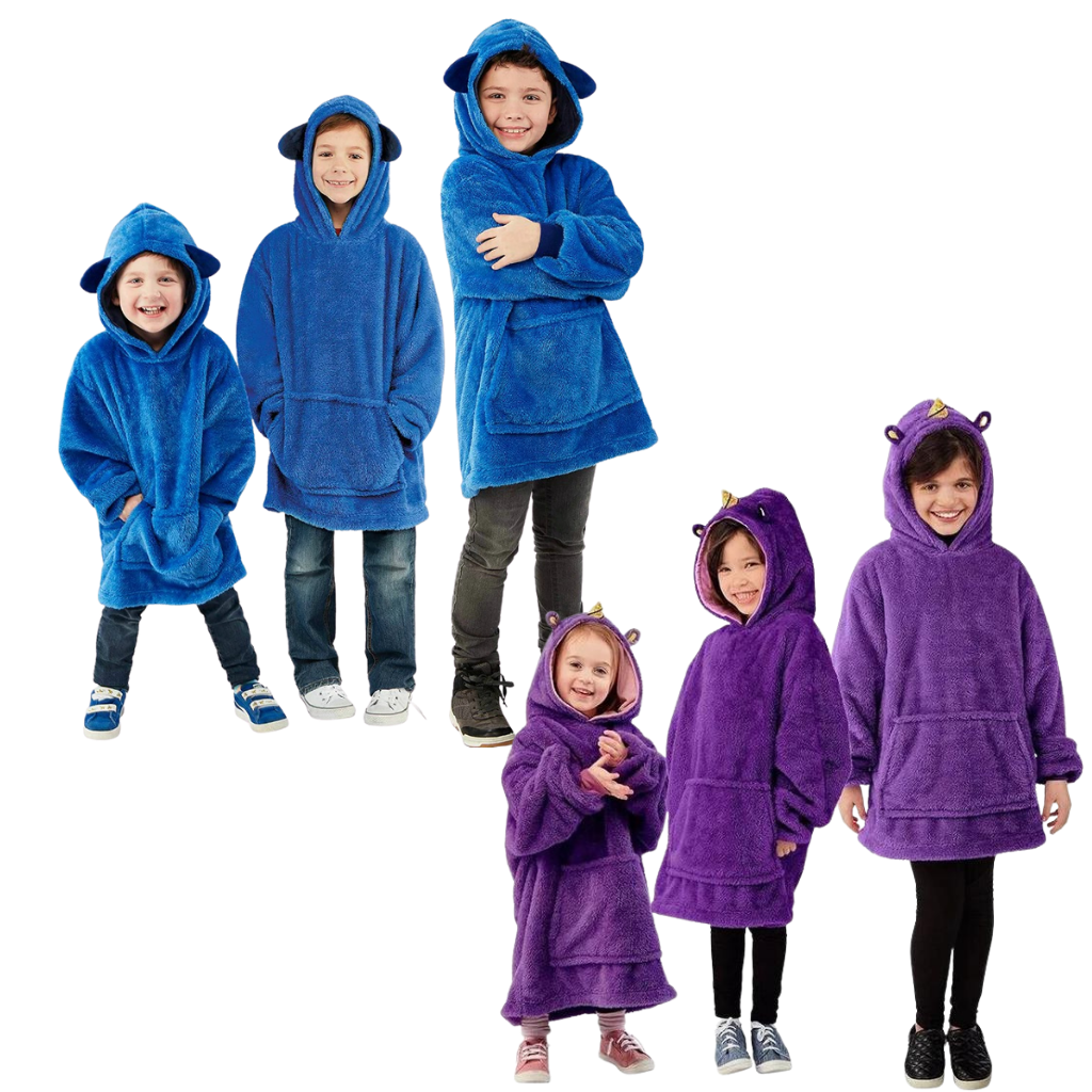 Peluche plegable con capucha 2 en 1 - Ozerty