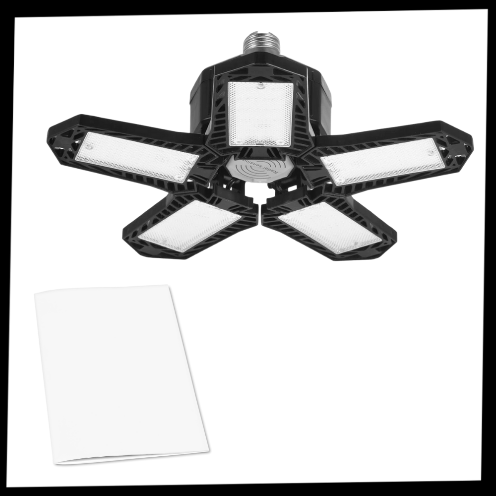 Luz de garaje con 5 paneles plegables - Ozerty