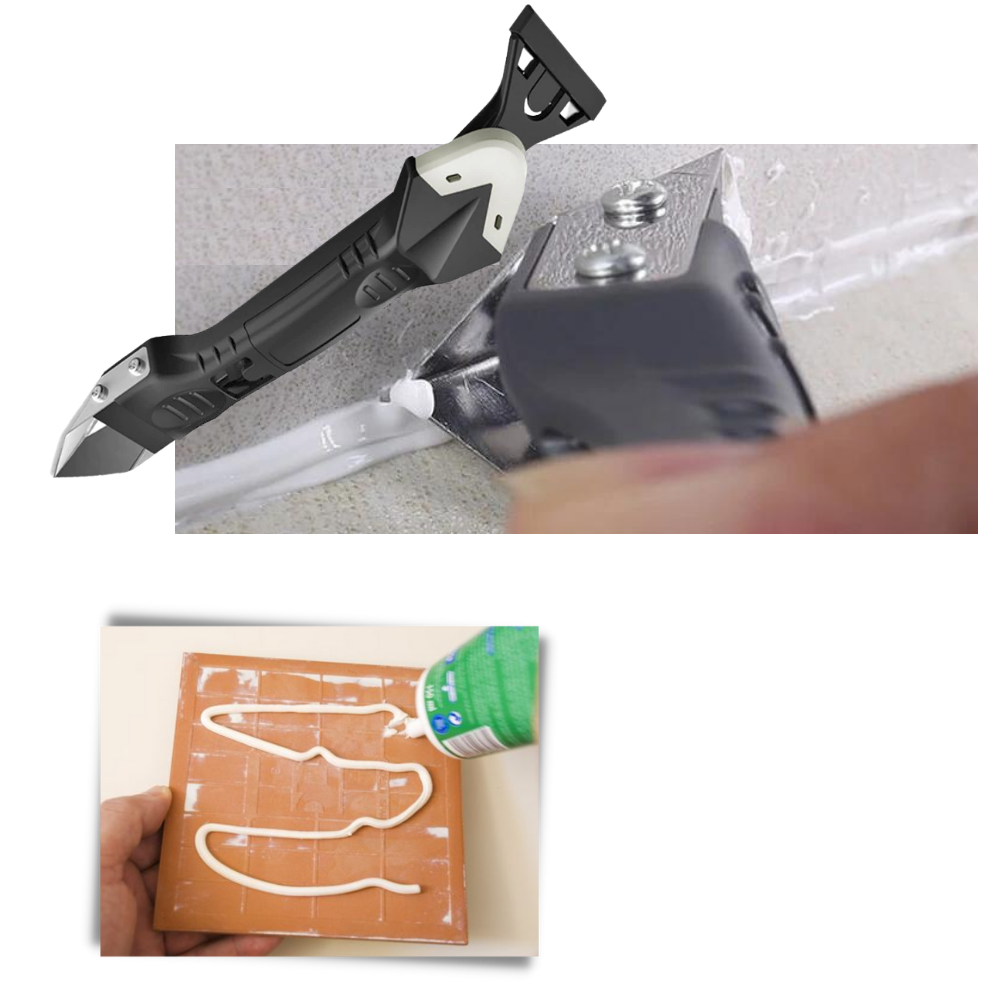 Herramienta de calafateo y raspado multimaterial - Ozerty