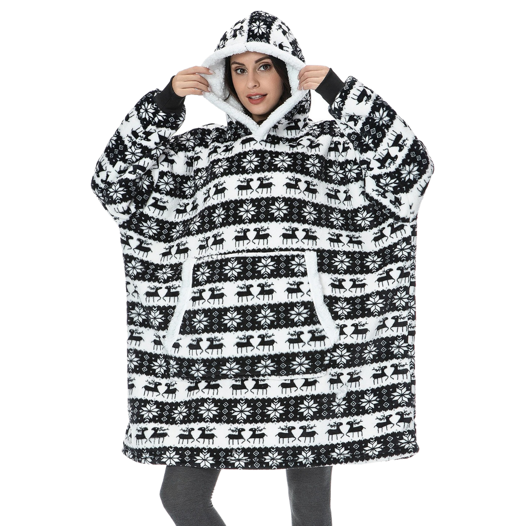 Sudadera de manta gigante