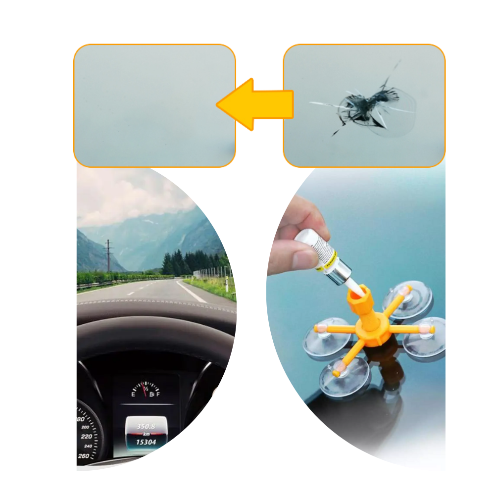 Kit de reparación de cristales del parabrisas - Ozerty