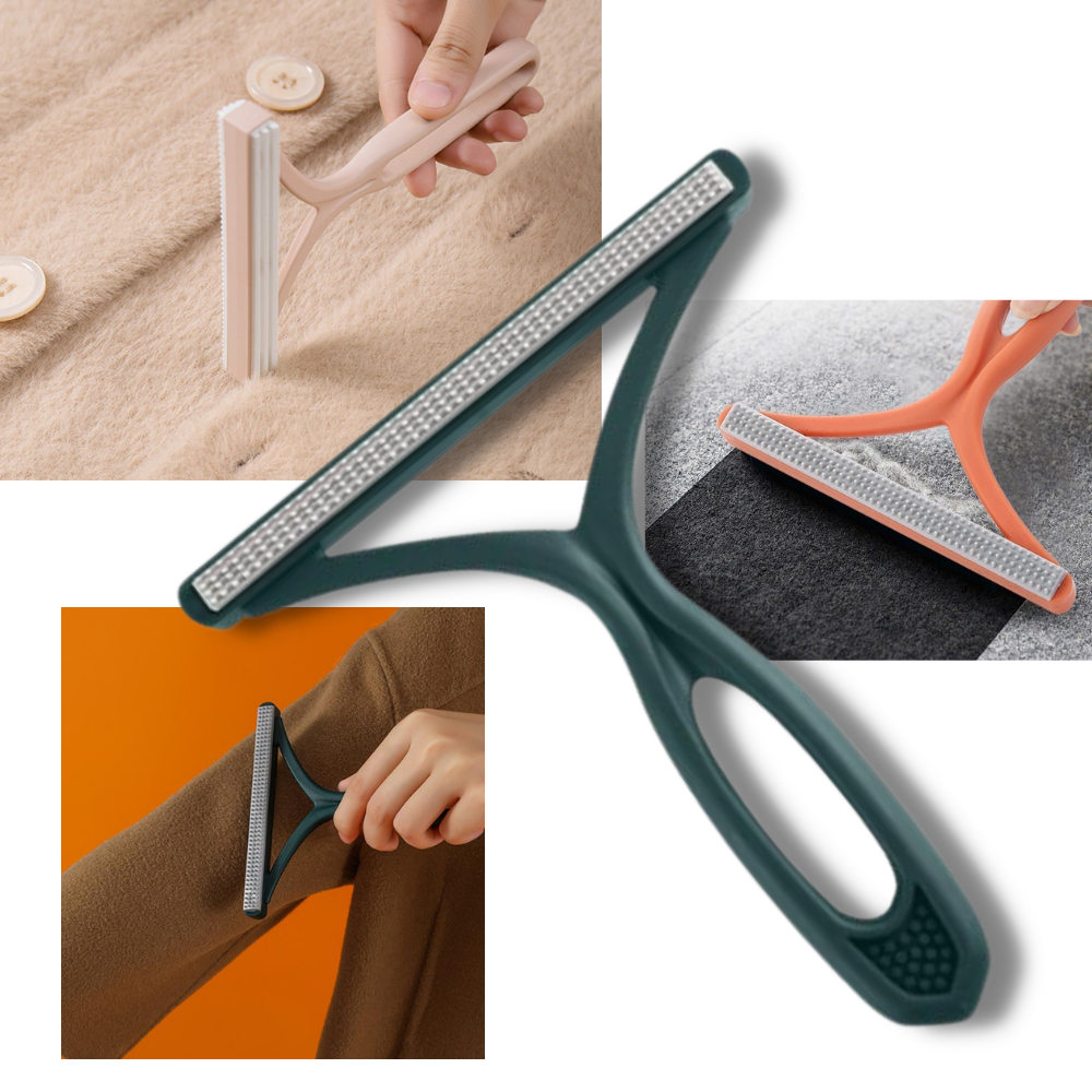 2 Piezas de depiladora manual de doble cara para la ropa - Ozerty