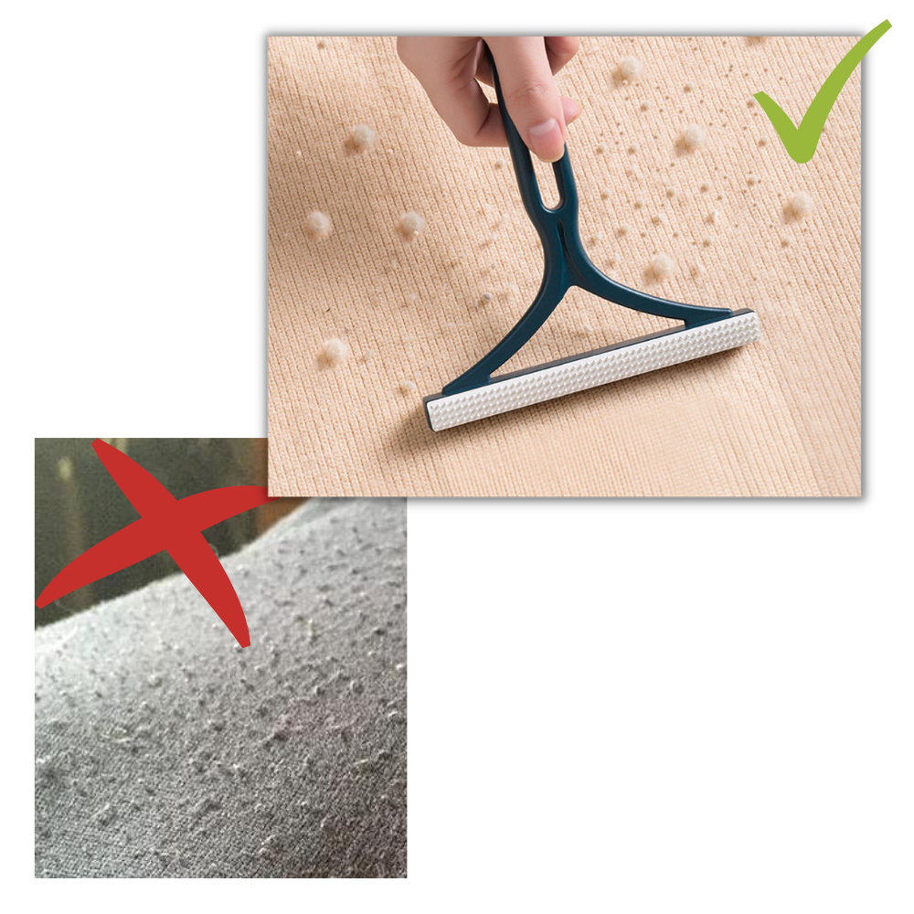 2 Piezas de depiladora manual de doble cara para la ropa - Ozerty