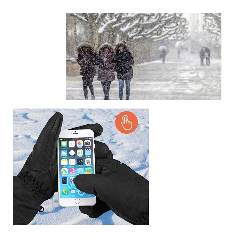 Guantes eléctricos de invierno con calefacción - Ozerty