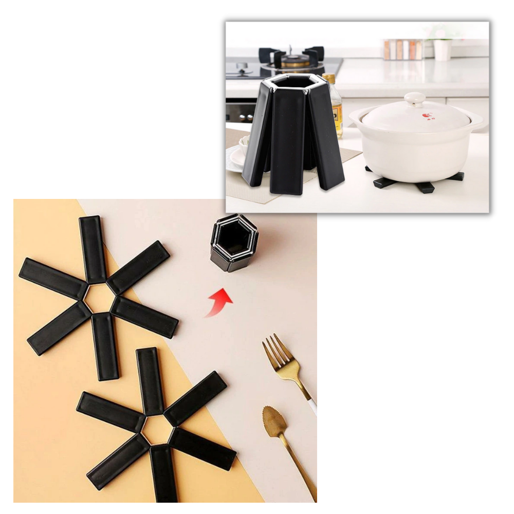 Salvamanteles hexagonal plegable - Ozerty