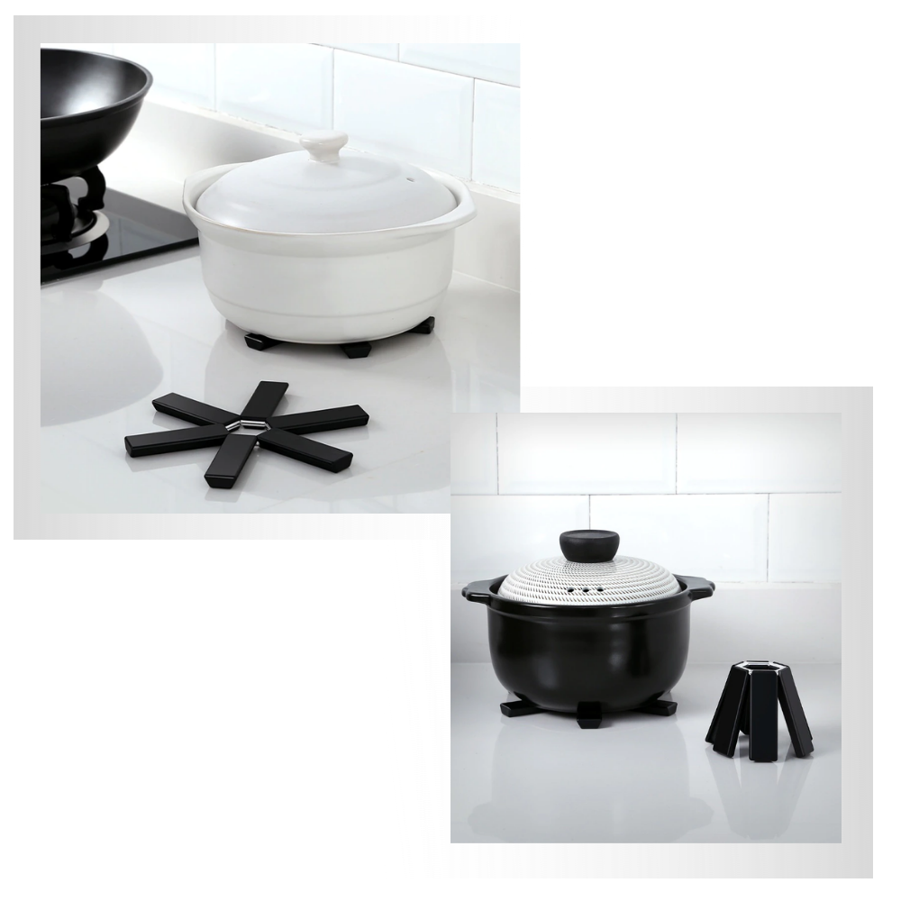 Salvamanteles hexagonal plegable - Ozerty