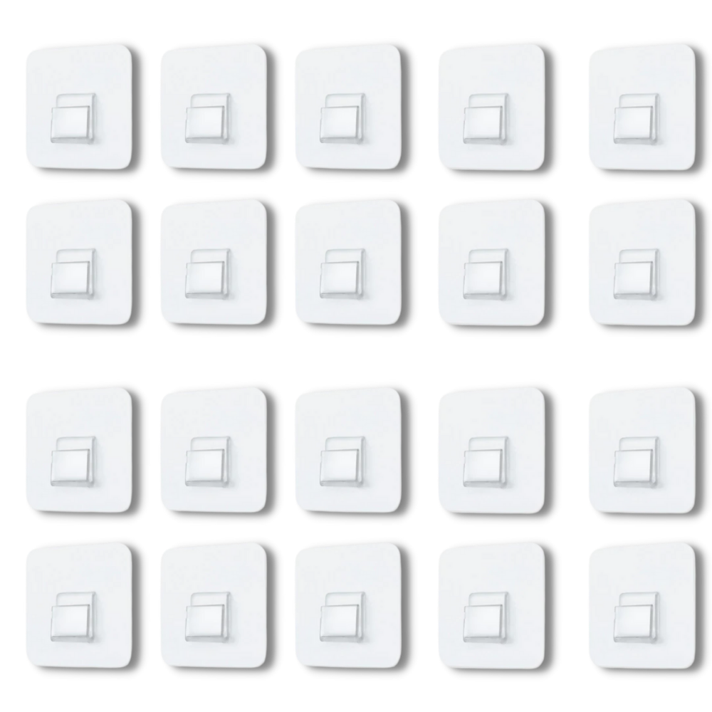Paquete de ganchos de pared adhesivos - Ozerty