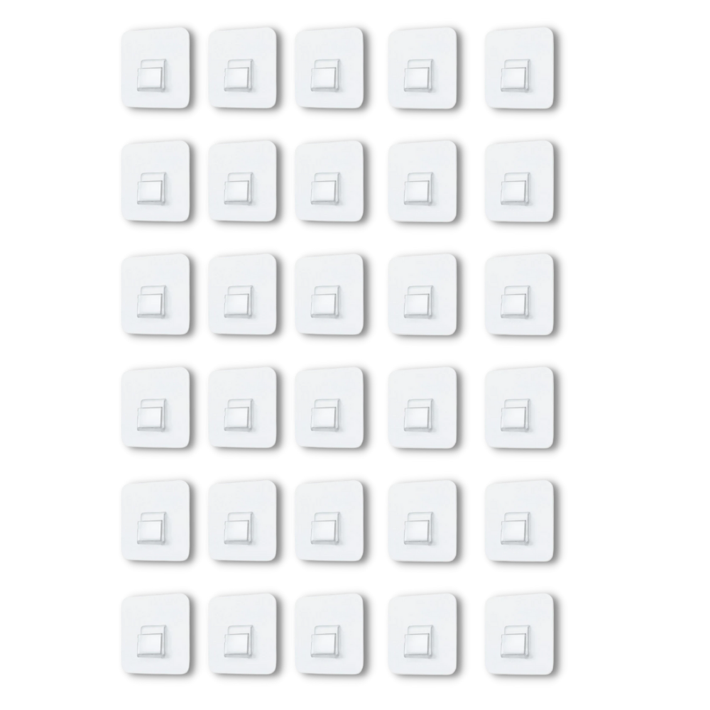 Paquete de ganchos de pared adhesivos