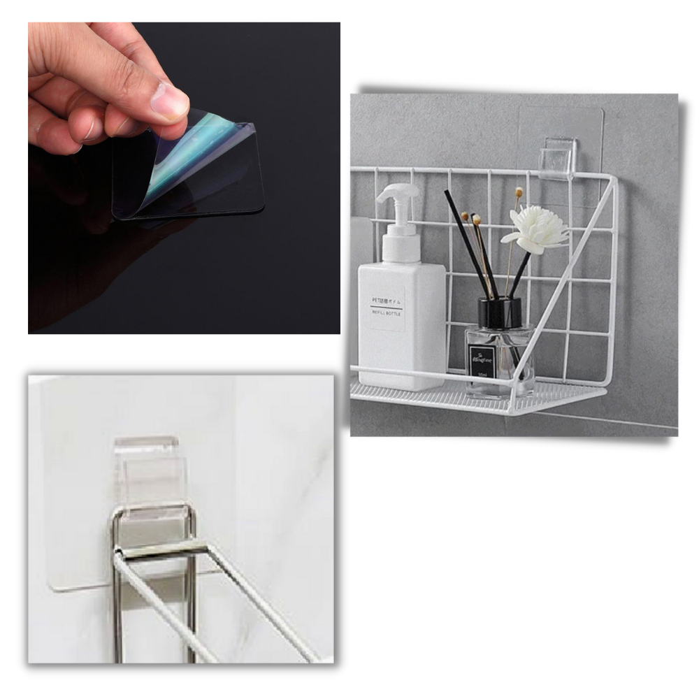 Paquete de ganchos de pared adhesivos - Ozerty
