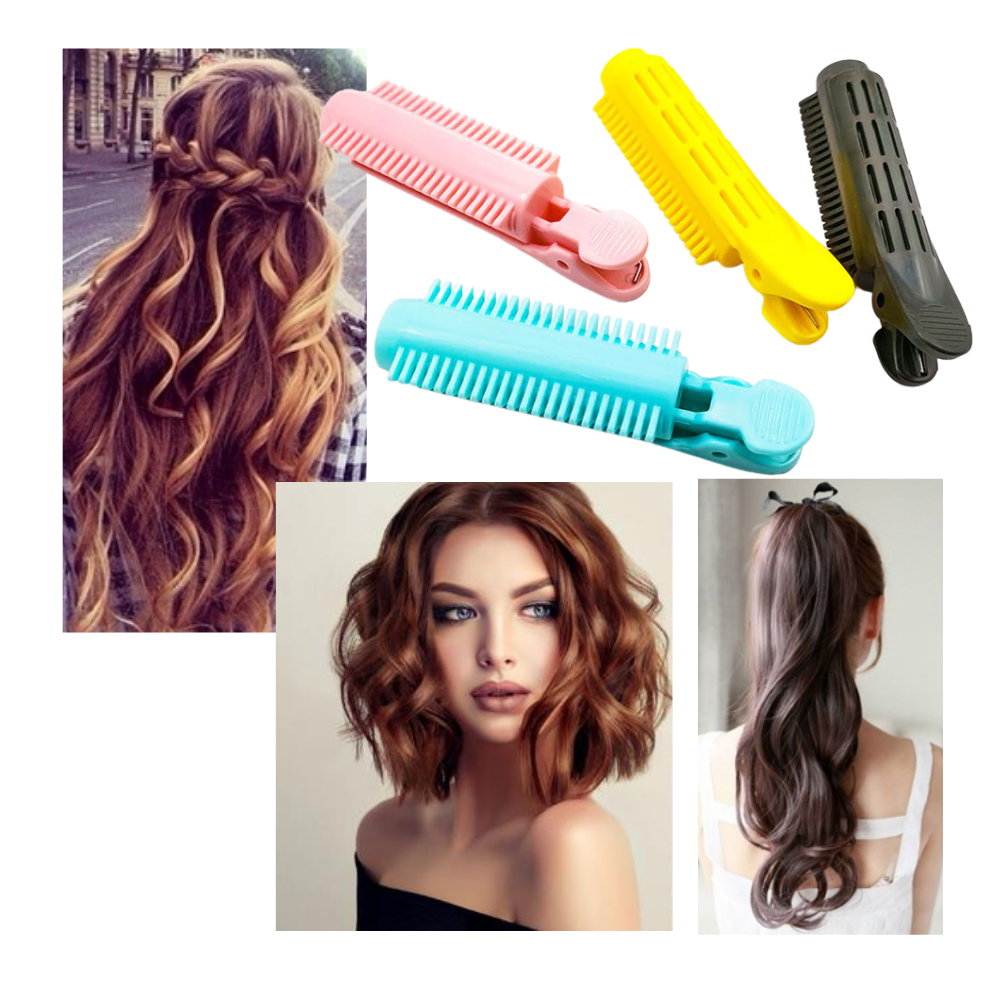 Paquete de 4 clips voluminizadores instantáneos para el cabello - Ozerty