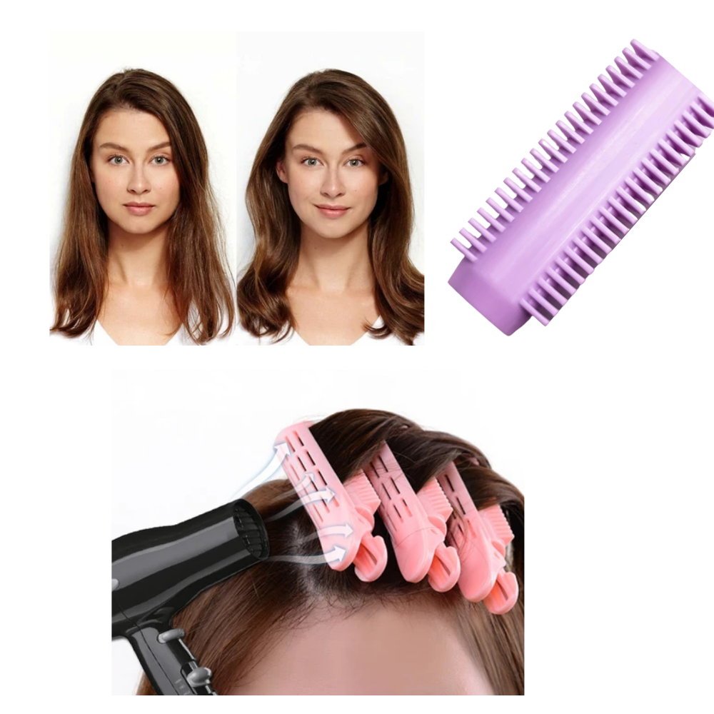 Paquete de 4 clips voluminizadores instantáneos para el cabello - Ozerty