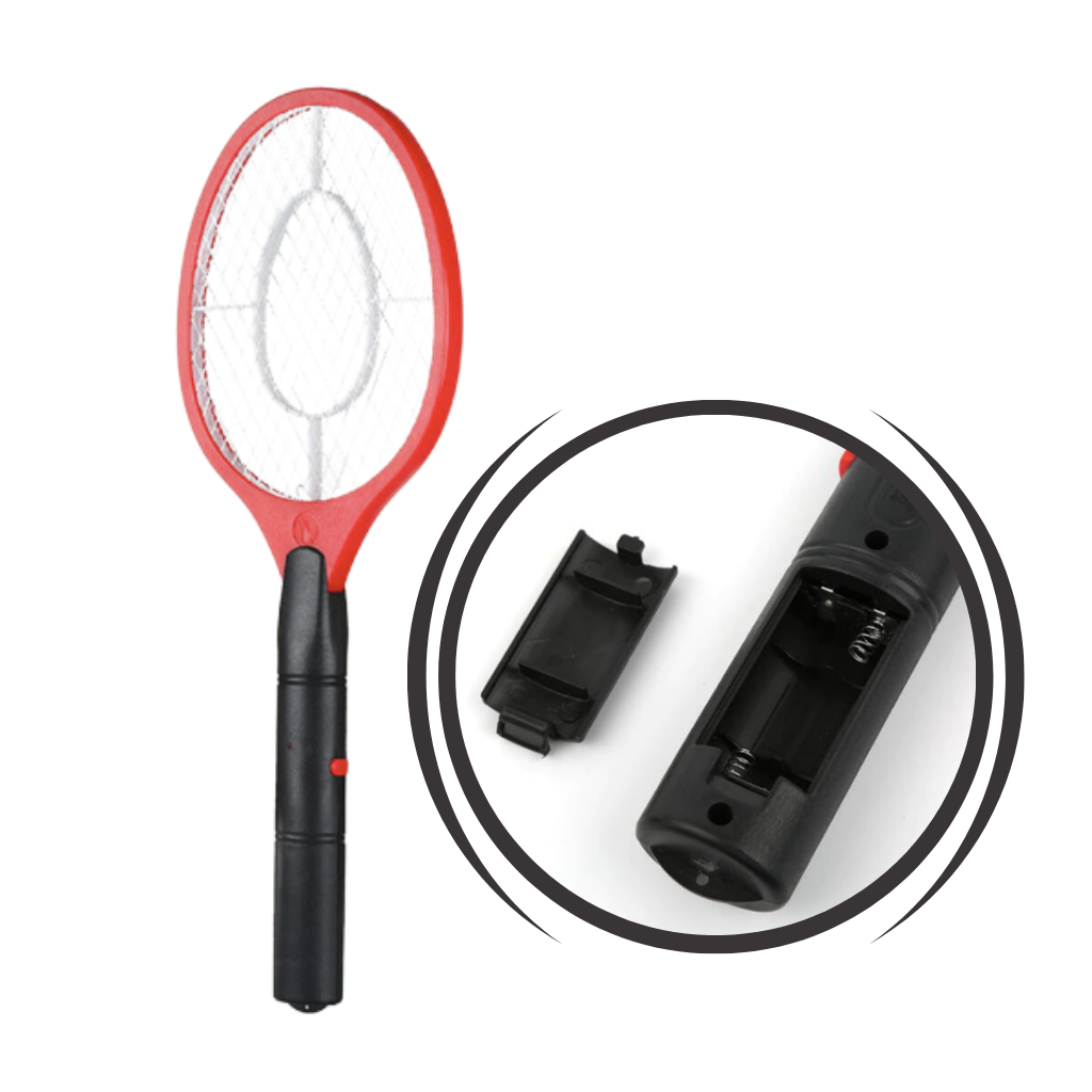 Raqueta matamosquitos eléctrica