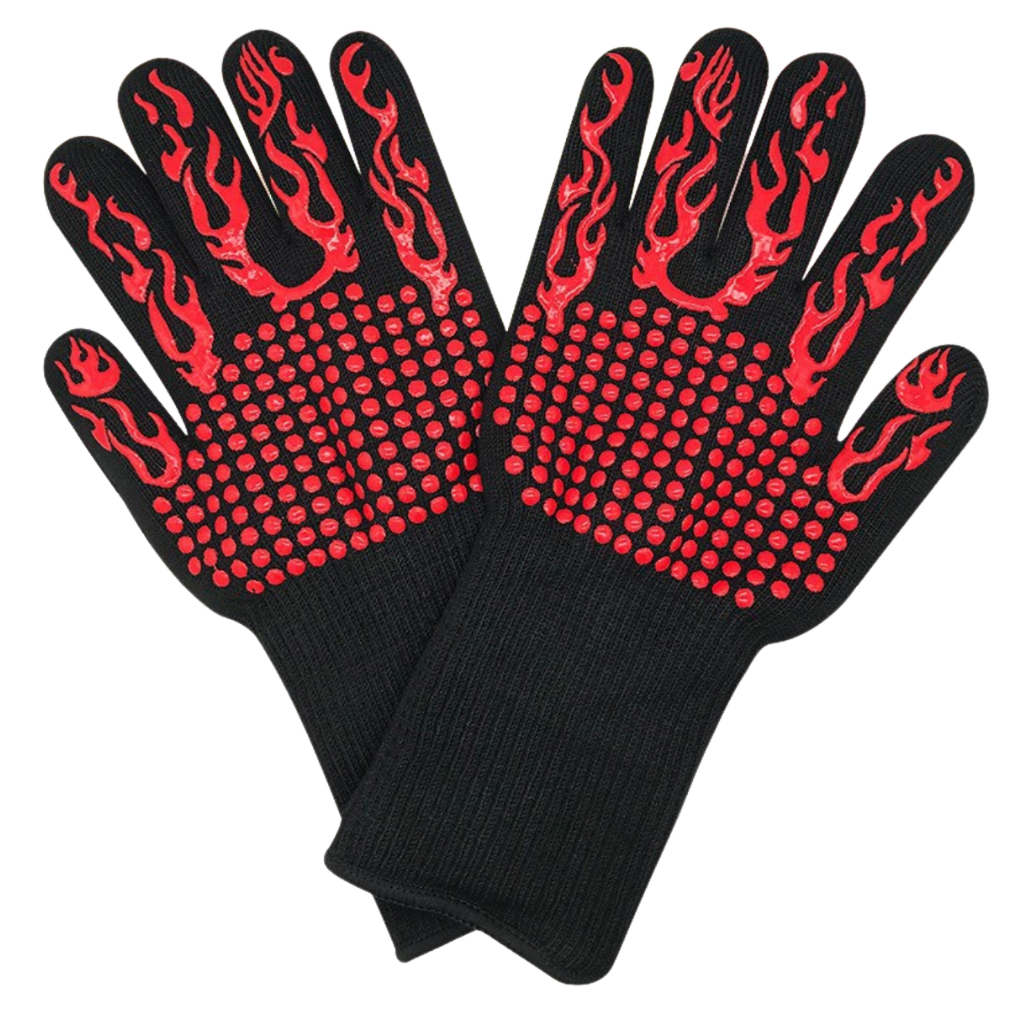 Guantes de barbacoa resistentes al calor (1 par) - Ozerty