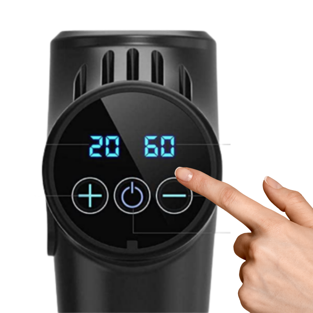 Pistola de masaje muscular alta velocidad