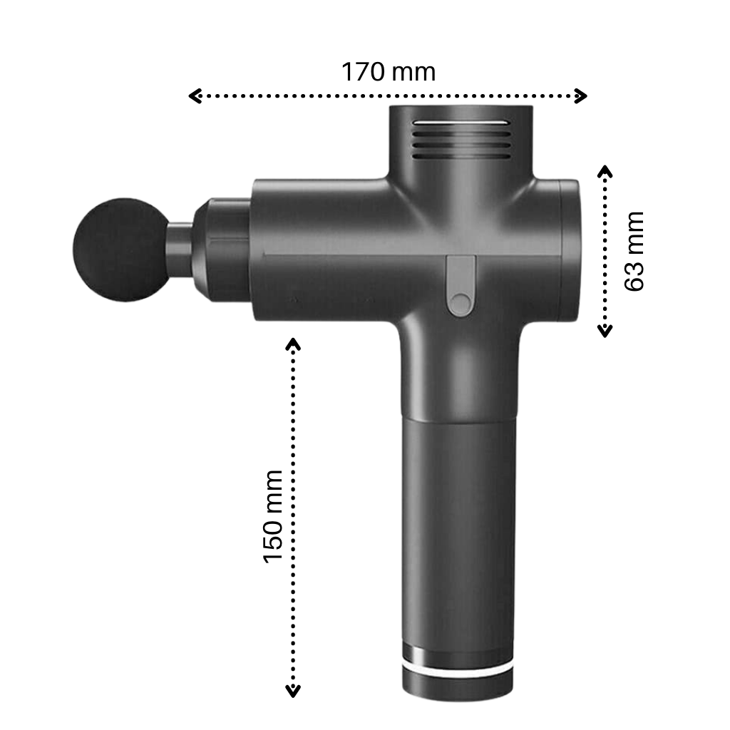 Pistola de masaje muscular alta velocidad