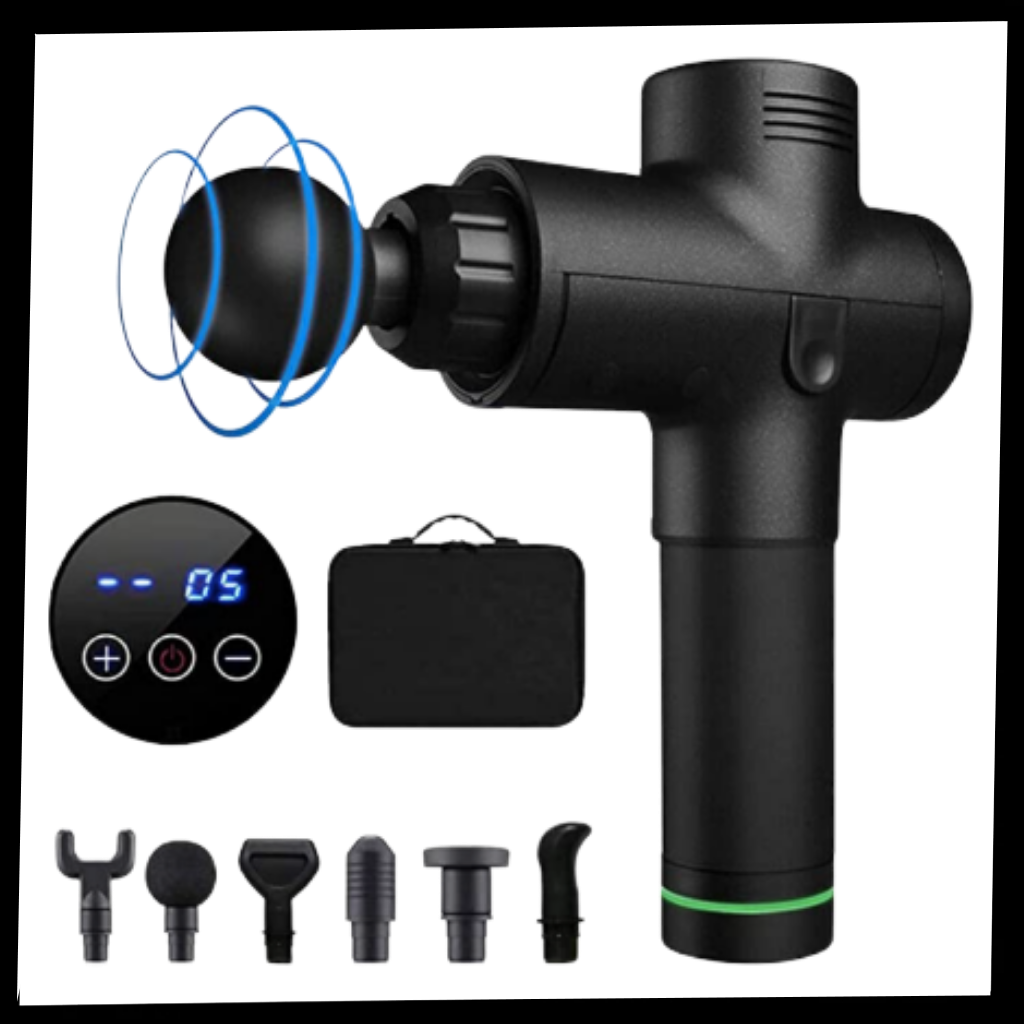 Pistola de masaje muscular alta velocidad