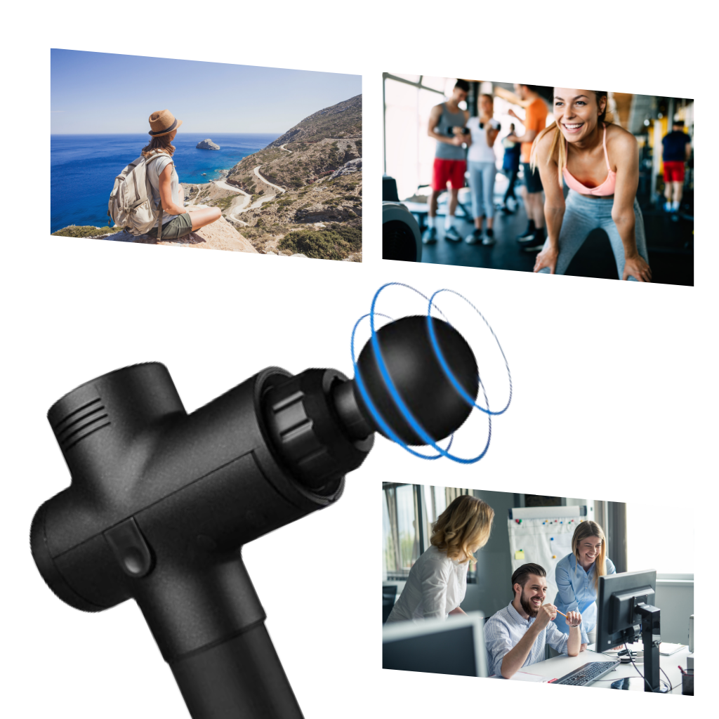 Pistola de masaje muscular alta velocidad