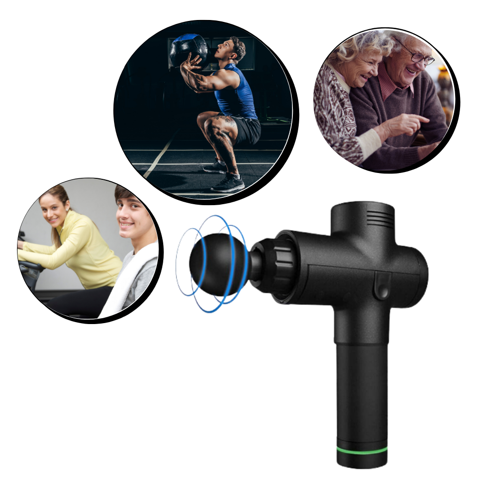 Pistola de masaje muscular alta velocidad