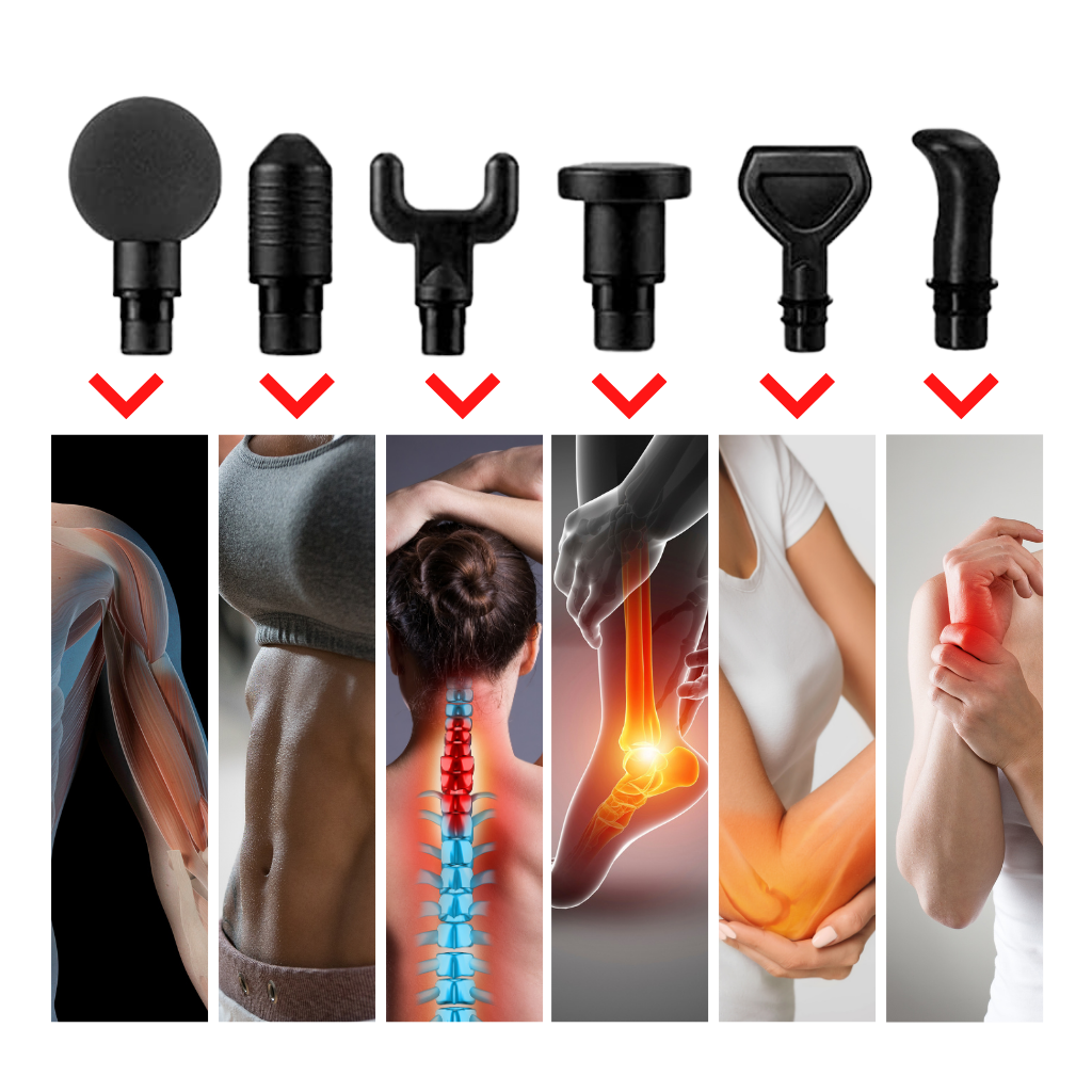 Pistola de masaje muscular alta velocidad